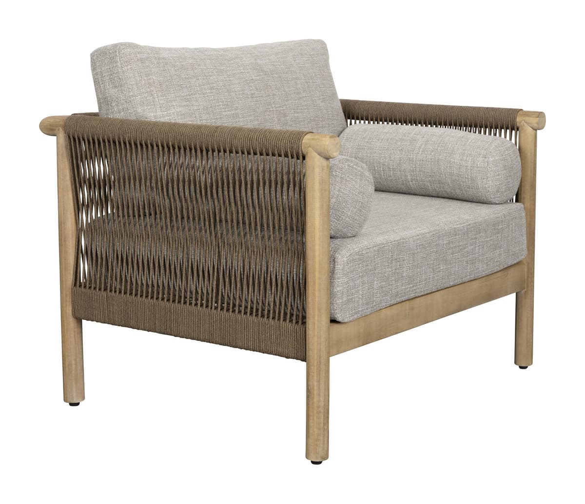 Dutchbone Loungestoel Oasis van Acaciahout en Touw - Naturel