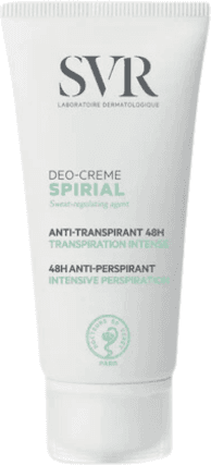 SVR Spirial Déo-Crème Antitranspirante 48h Pele Sensível 50ml