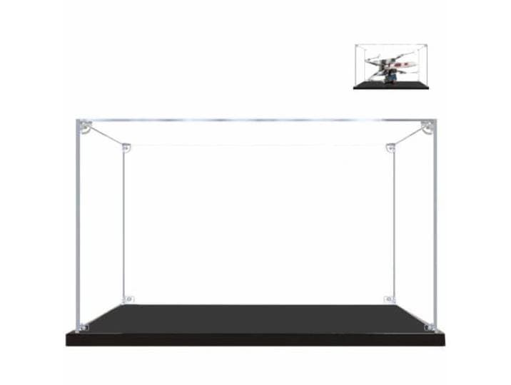 Acryl-Vitrine für #75355 Bausatz, staubdichte Vitrine, nur Vitrine(2mm)