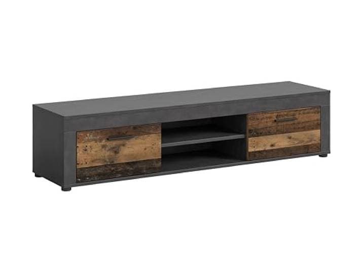 xonox.home Wohnen Jam X8BB4T30 Lowboard tv-bord woonkamer board mediabueel in oud hout/matera replica ca. B x H x D 160 x 37 x 40 cm