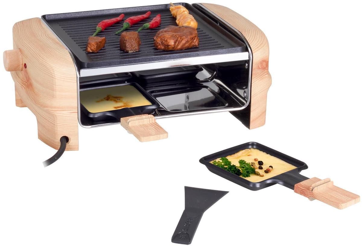 NOUVEL Raclette "Nouvel 600", schwarz (schwarz, natur), Raclettes, Raclette schwarz, natur Einheitsgröße