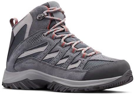 Columbia Sportswear Columbia Crestwood Mid Waterproof Womens, Graphite / Daredevil