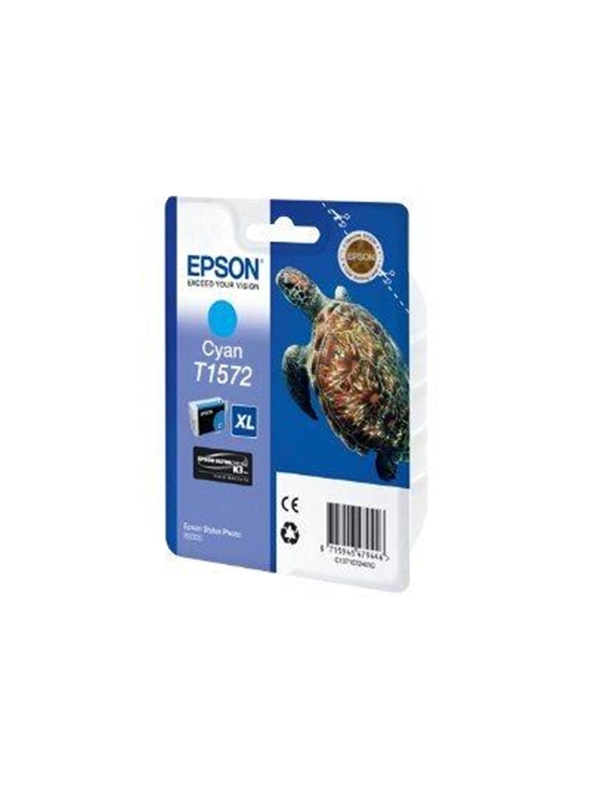 Epson T1572 Ink Cartridge - Cyan Ink - Tintenpatrone Cyan