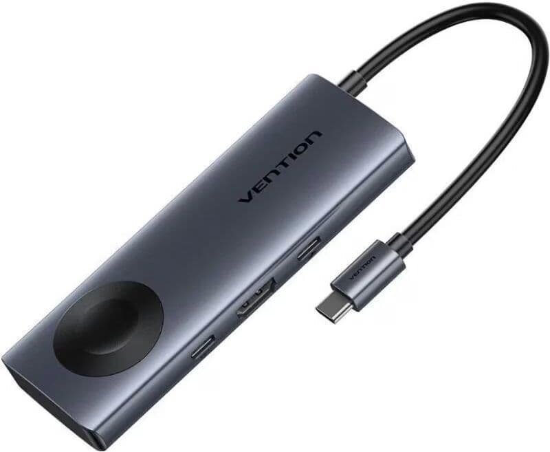 Vention Docking Station Usb Tipo-C Tpmhb Con Carga Inalámbrica Y Hdmi 4k Talla Única Unisex