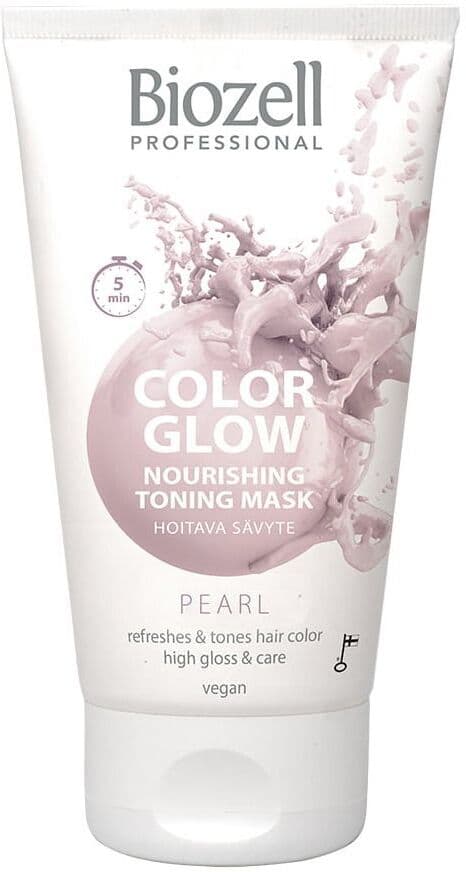 Biozell Color Glow Nourishing Toning Mask Pearl - 150 Ml.  Color Glow Hårpleie Hårkur
