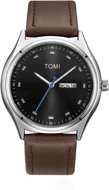 Inspire Essentials TOMI Minimalist Quartz Watch Business Casual Calendar Style c