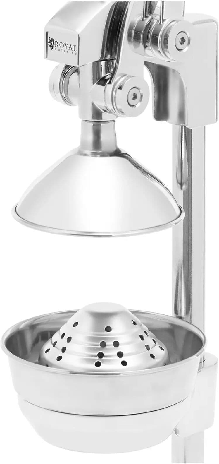 Royal Catering Spremiagrumi manuale - Acciaio inox - Utilizzo con una sola mano -  RC-HJSS