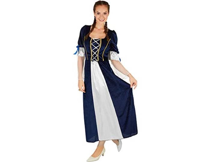 TecTake Dressforfun dameskostuum, koningdochter bestaat uit prachtig satijn en pannefluweel prachtige koningin-dochter jurk (XL)