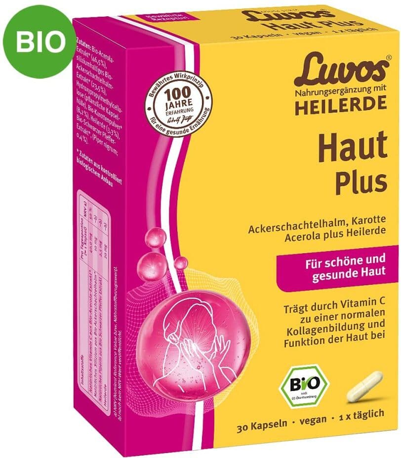 Luvos Heilerde Bio Haut Plus Kapseln 30stk