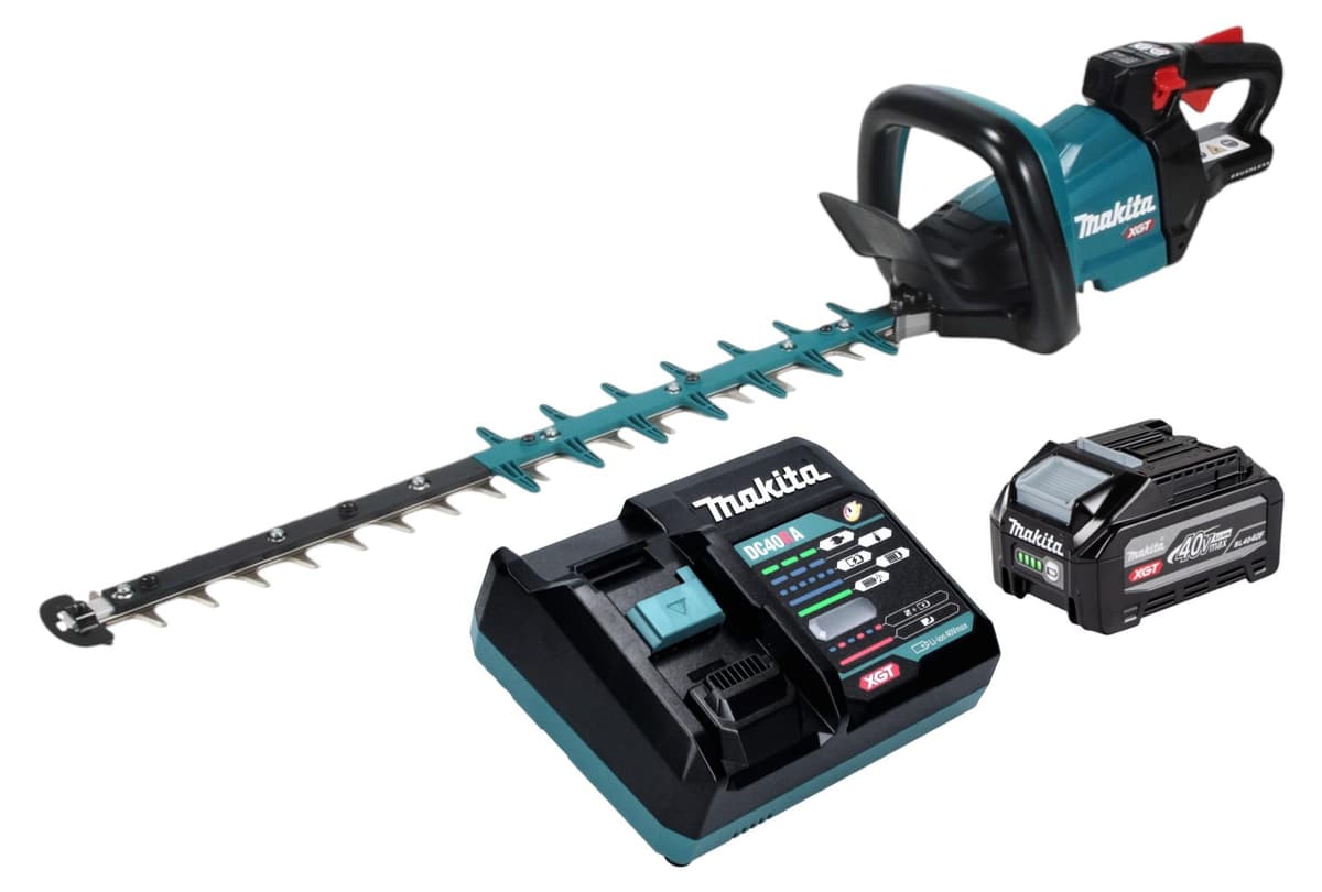 Makita UH 004 GU101 Akku Heckenschere 40 V max. 60 cm Brushless + 1x Akku 4,0 Ah + Ladegerät