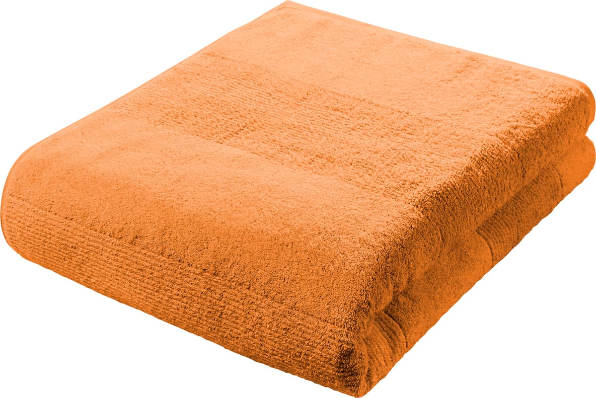 Badetuch FLEURESSE "2828", rot (rot, orange), B:90cm L:200cm, Frottier, Obermaterial: 100% Baumwolle, Handtücher, Badetuch, Duschhandtücher, Handtücher, Walkfrottee, 100% Baumwolle rot, orange B/L: 90cmx200cm, 1 Stk., Frottier