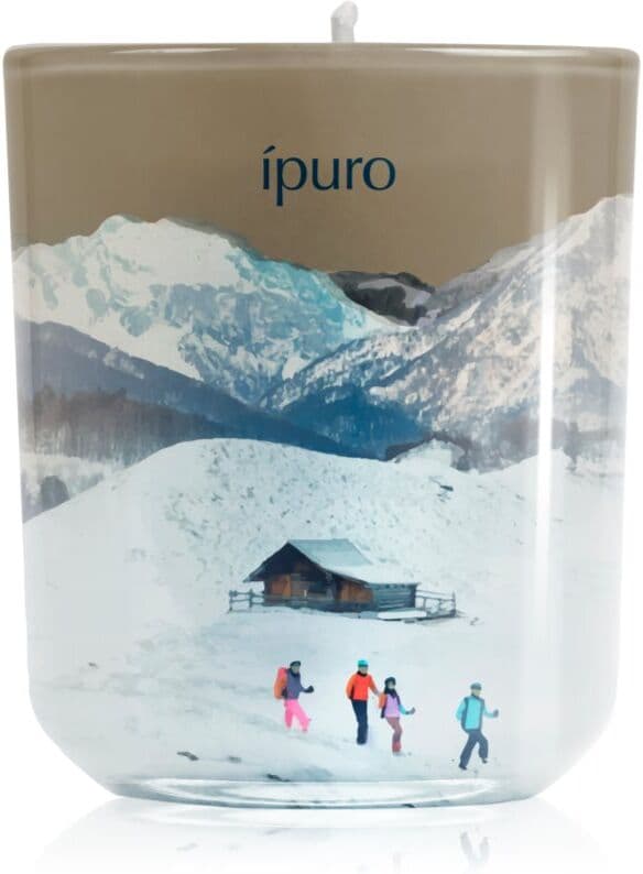 ípuro Mountain Spirit Cortina Lights αρωματικό κερί με καπάκι 270 γρ