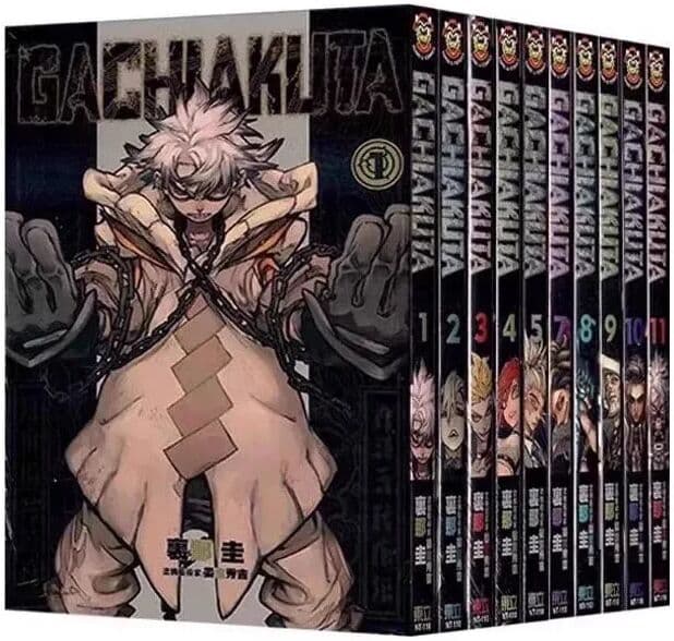 NONE Manga GACHIAKUTA 1-12 (12 Books Complete Set) Kei Urana Comic Album Series Genre Action Fantasy Hot-blooded