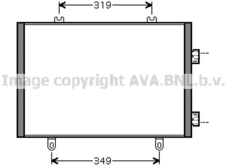 Ava Cooling Condensatore, impianto di climatizzazione RTA5349 AVA
