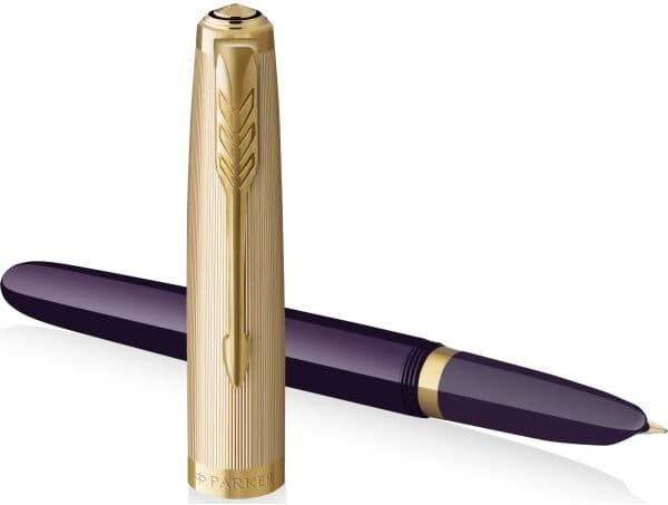Parker 51 Deluxe Plum Gt Fyldepen   F