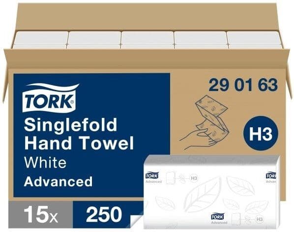 Tork H3 Advanced Håndklædeark, Zig-Zag, 15 Pk