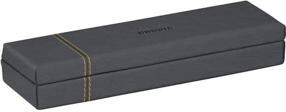 Rhodiarama pencil box 21x5,5x3cm Titanium