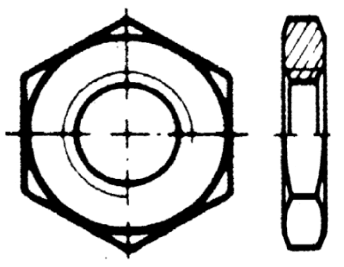 Arvid Nilsson Sekskant Rørmutter G 5/8 D431 A4 Wrg Rustfritt