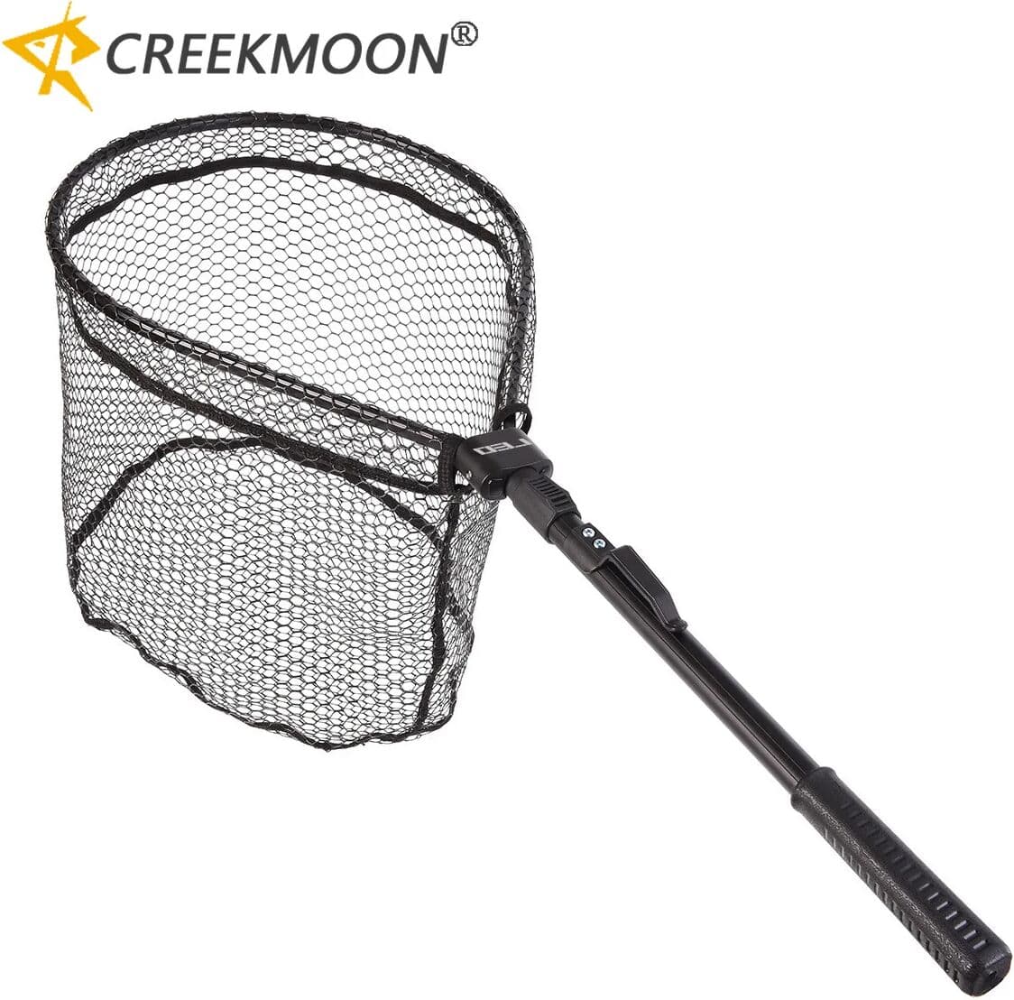 NONE Ultralight 82x44cm Portable Foldable Net Fast Folding Fly Fishing Hand Nets Small Mesh Lightweight Landing Fish Casting Network