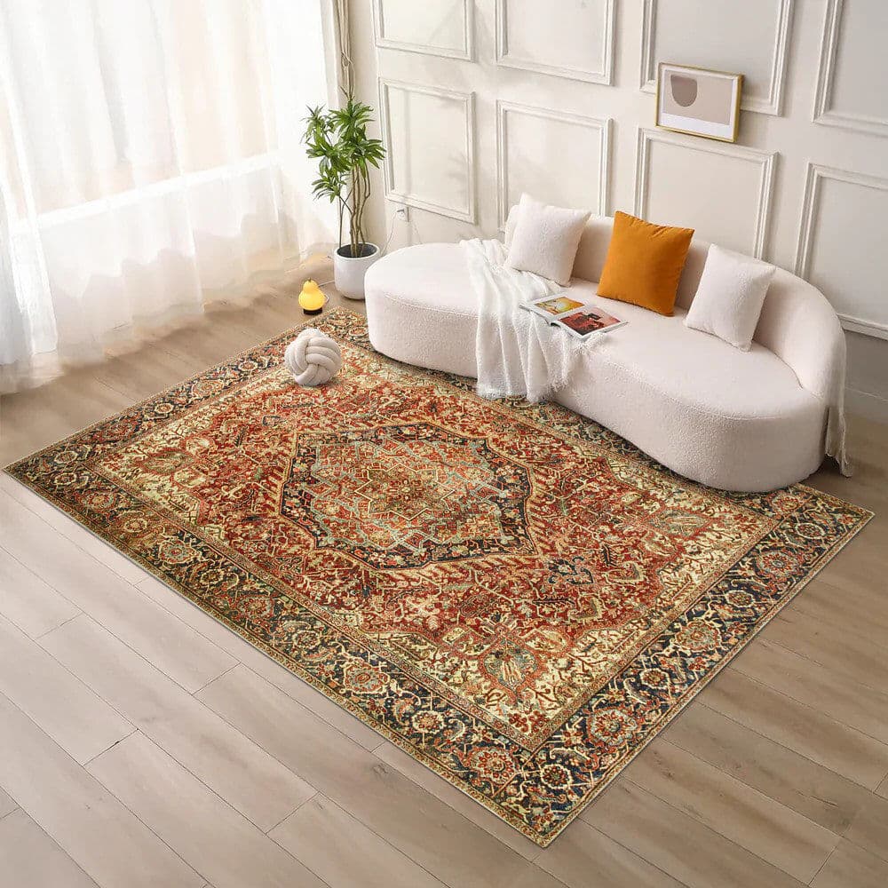 Langley Street Alma Rectangle Vintage Look Shaggy Indoor / Outdoor Washable Area Rug Majestic Rectangle 240 x 320 cm