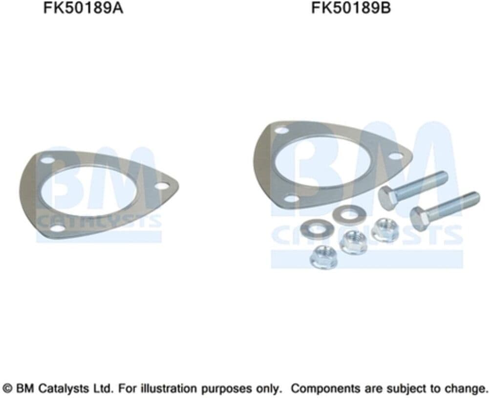 Asennussarja, Pakoputki Bm Catalysts Fk50189b