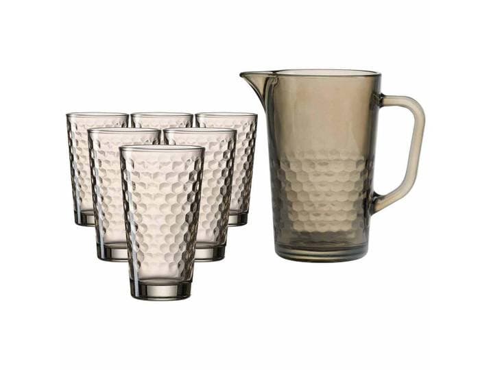 Ritzenhoff Breker Krug- UND Longdrinkglasset Favo Braun 7-tlg., Glas, Gläser, Gläsersets