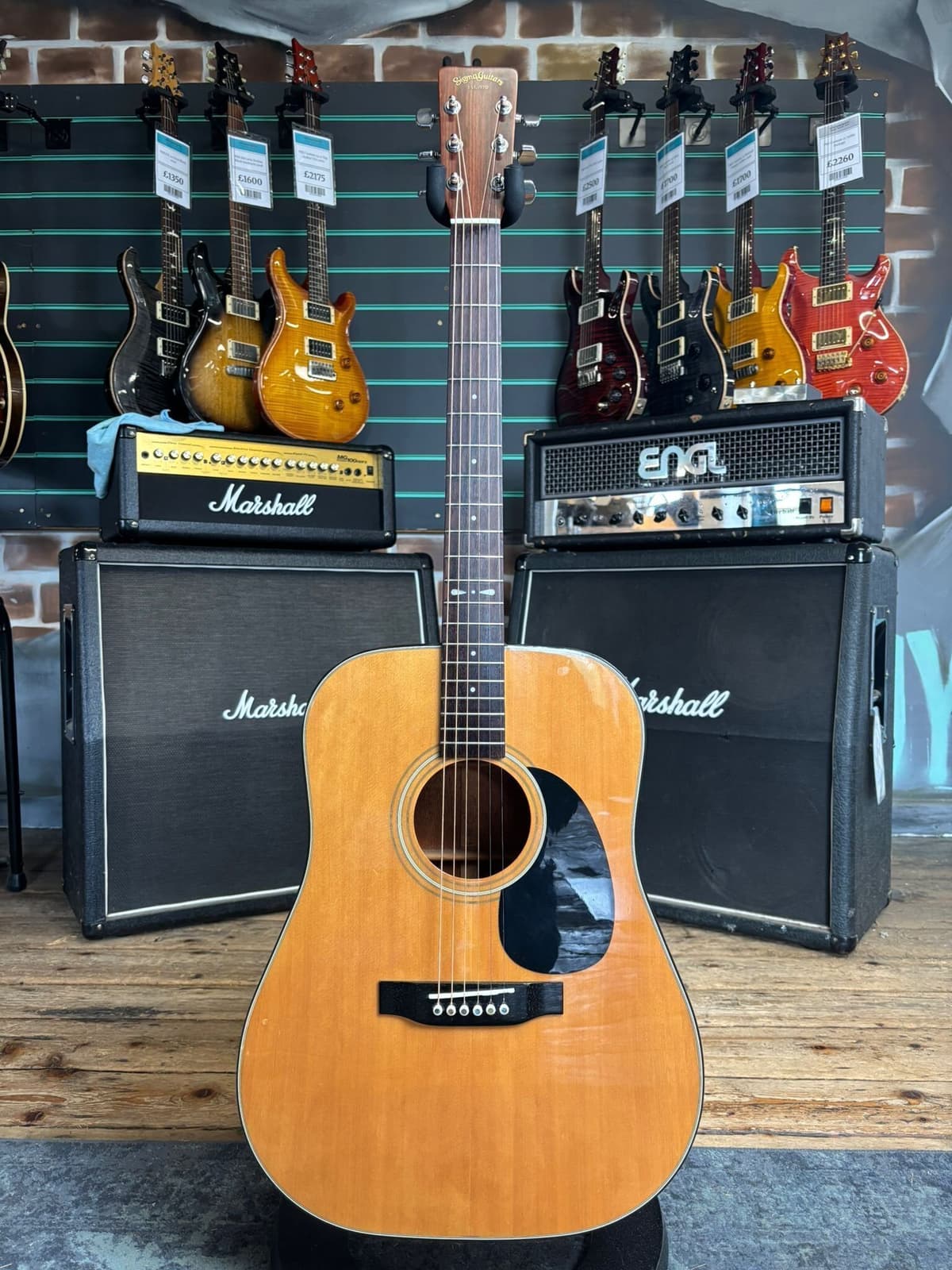 Sigma DM-4 'Marquis' Natural Gloss 1989 Dreadnought Acoustic Guitar   Natural Gloss - Refurbished