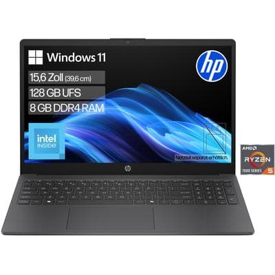 HP Notebook "15-fd0220ngx", schwarz (jet schwarz), 8 GB RAM, N-Reihe, Windows 11 Home, Notebooks