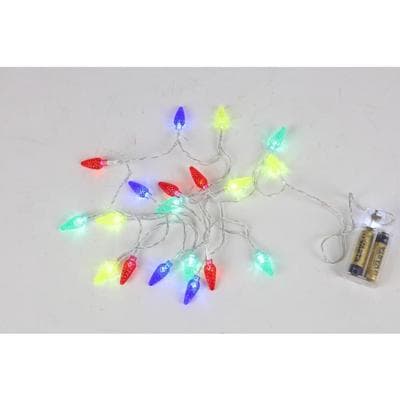 16x LED Lichterkette 20 Lampen Beleuchtung Weihnachten Christbaumschmuck Tannen