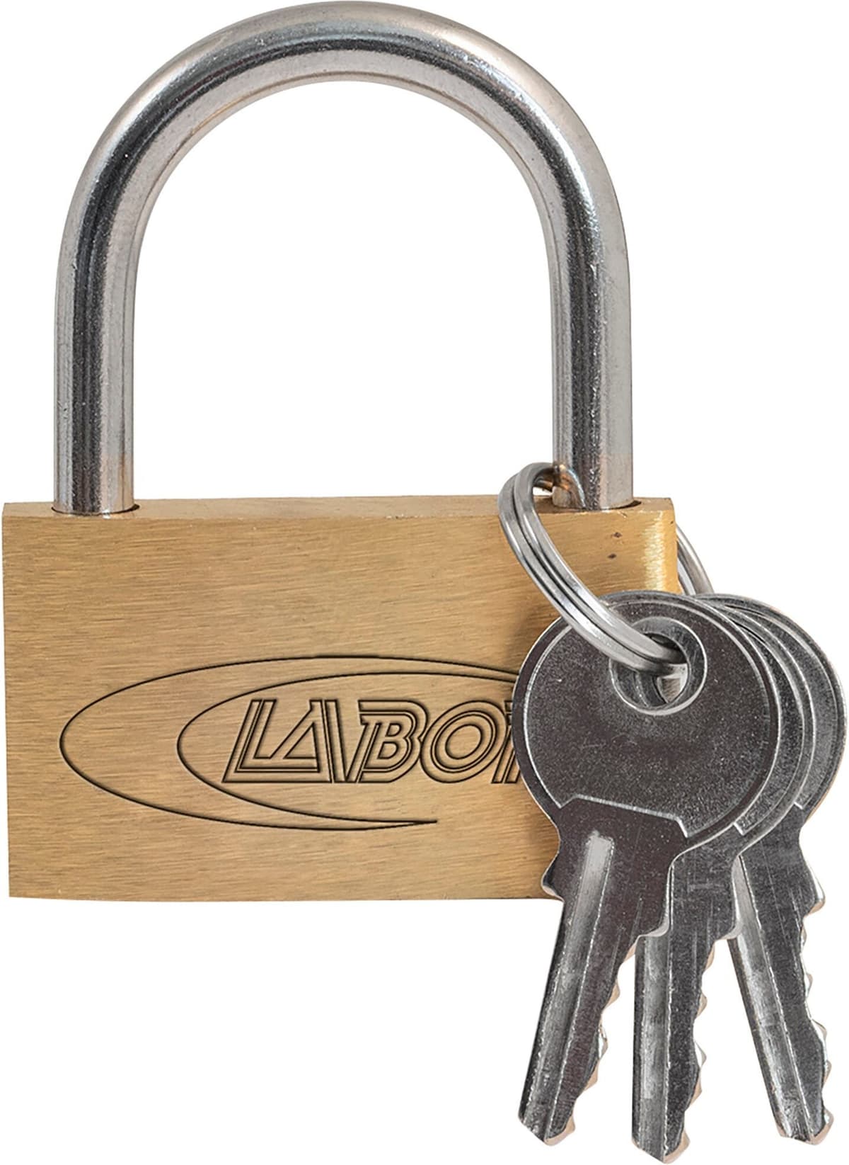 Tecnomat LUCCHETTO 40 mm ARCO STANDARD 23 mm IN ACCIAIO CORPO OTTONE LEGGERO