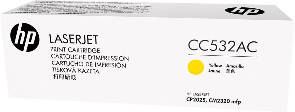 Toner HP CC532AC Contract gul