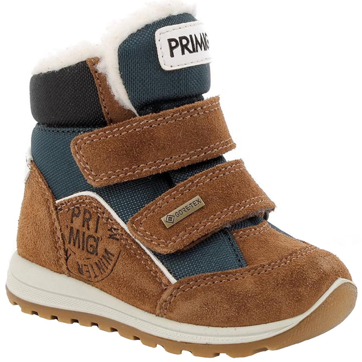Gore-Tex Baby GTX Kleinkinder Winterstiefelette, Braun/Blau (Cuoio/Petrolio)
