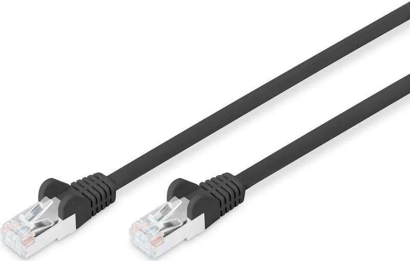 Digitus S/FTP Cat.6 (Gigabit) Καλώδιο Δικτύου Ethernet 10m Μαύρο DB-160144-100-S