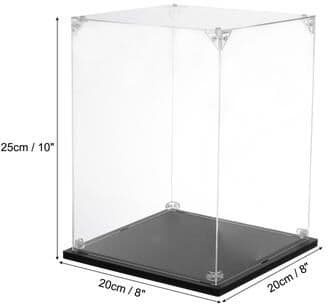 Unique Acrylic Display Case, Dustproof Storage Organizer for Collectibles 1Pc