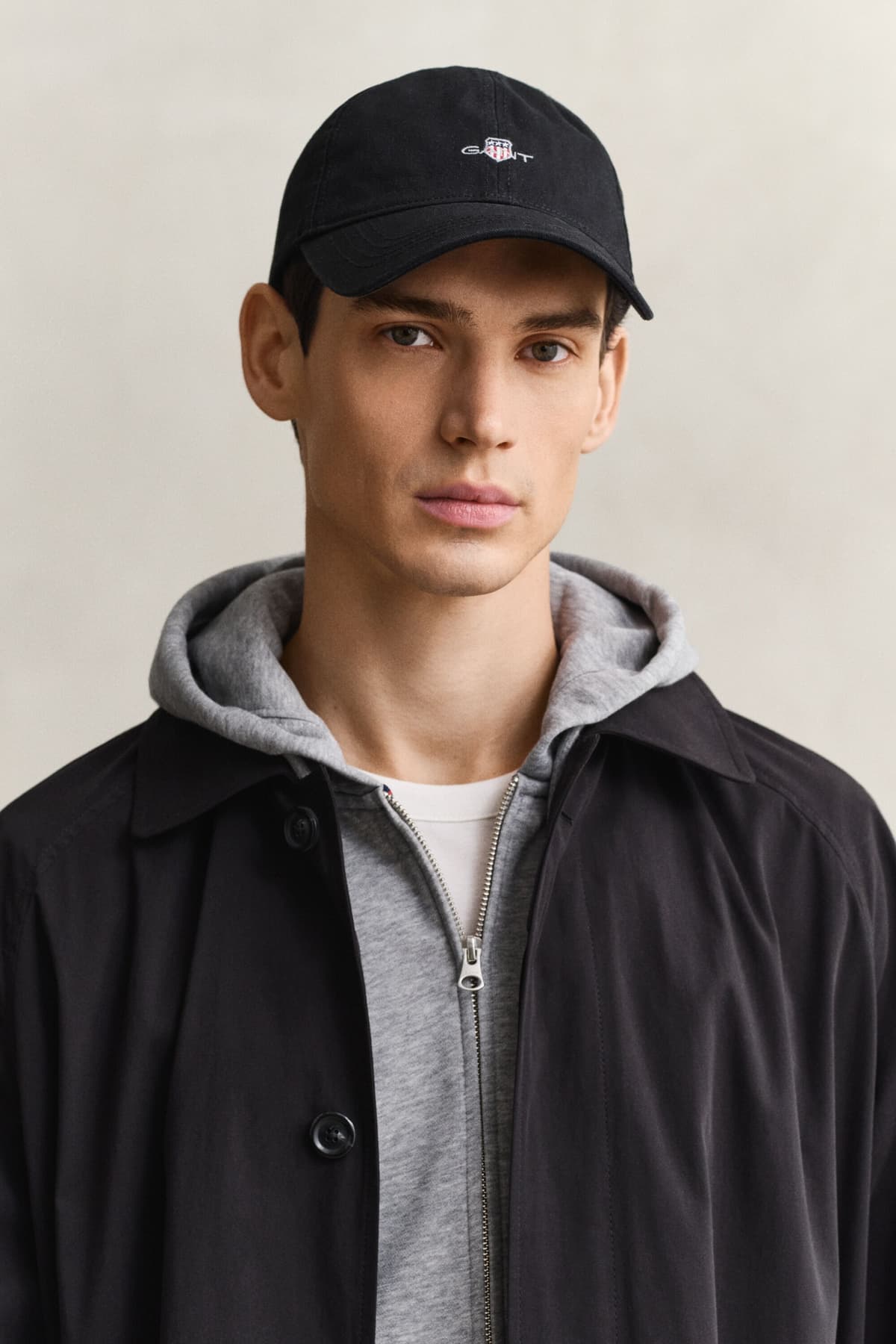 Gant "SHIELD COTTON TWILL" schwarz Einheitsgröße