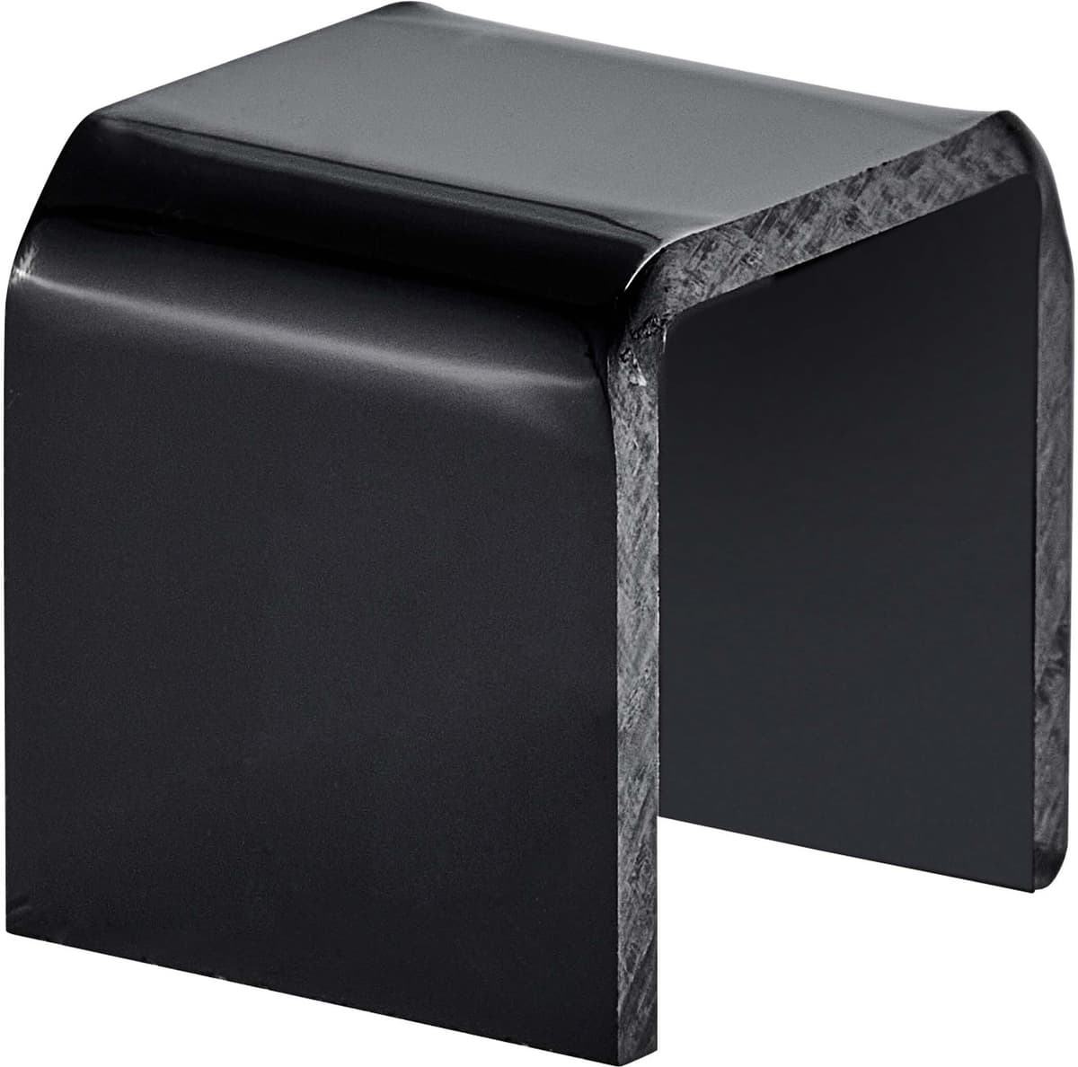 SPRINTIS 1 Espositore in acrilico a forma di U, nero 30 x 30 x 30 mm, acrilico (PMMA)