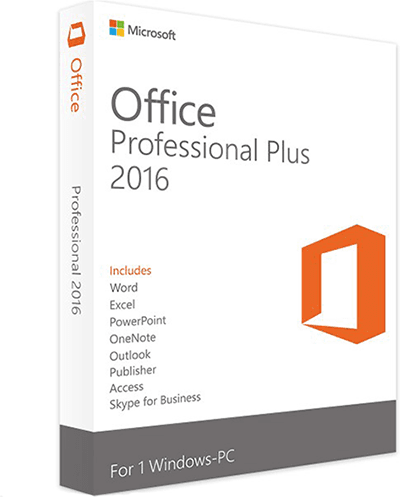 Microsoft Office 2016 Professional Plus (Windows)