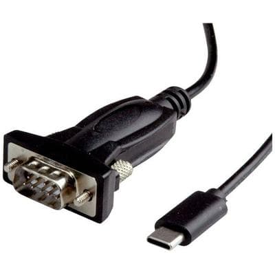 Value USB-C® Kabel VGA 9pol. Stecker, USB-C® Stecker 1.80 m Schwarz 12.99.1162