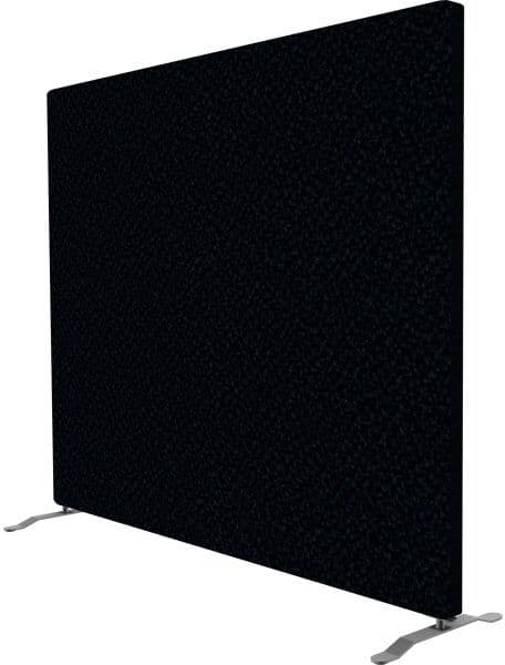 Easy Skærmvæg H125xb160 Cm Sort, Inkl. Ben