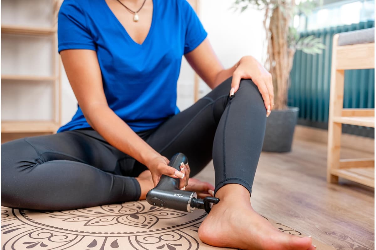 Massagepistole KOOR "Caalda Mini", schwarz, Massagegeräte, Massagepistole schwarz Einheitsgröße