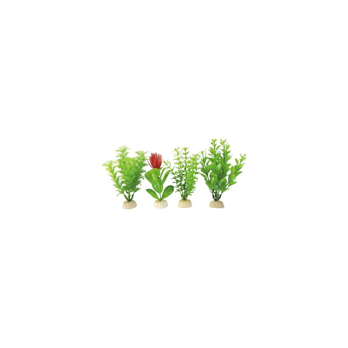 Aquarien-Kunstpflanzen-Set 19cm grün