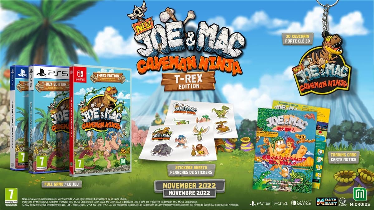 New Joe & Mac Caveman Ninja Limited Edition PS4