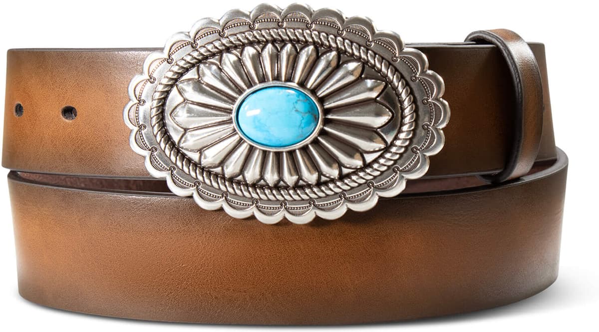 Women's Lucinda Belt in Brown, Size: XL by Ariat