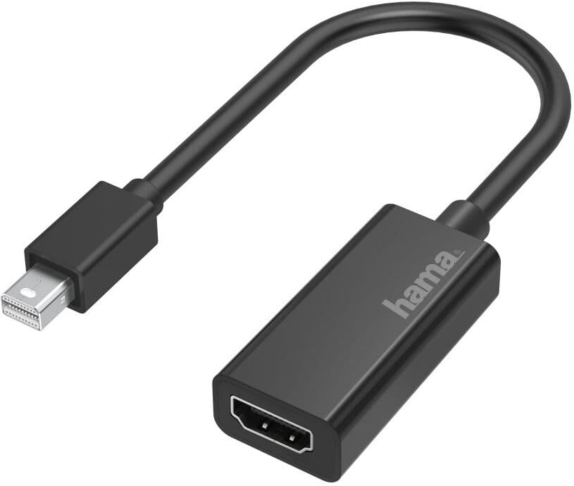 Hama 00200332 video cable adapter Mini DisplayPort HDMI Black