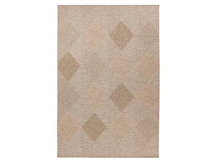 Kayoom Flachwebeteppich, Naturfarben, geometrisch, rechteckig, 80x150 cm, für Fußbodenheizung geeignet, in verschiedenen Größen erhältlich, strapazierfähig, Teppiche und Böden, Teppiche, Moderne Teppiche