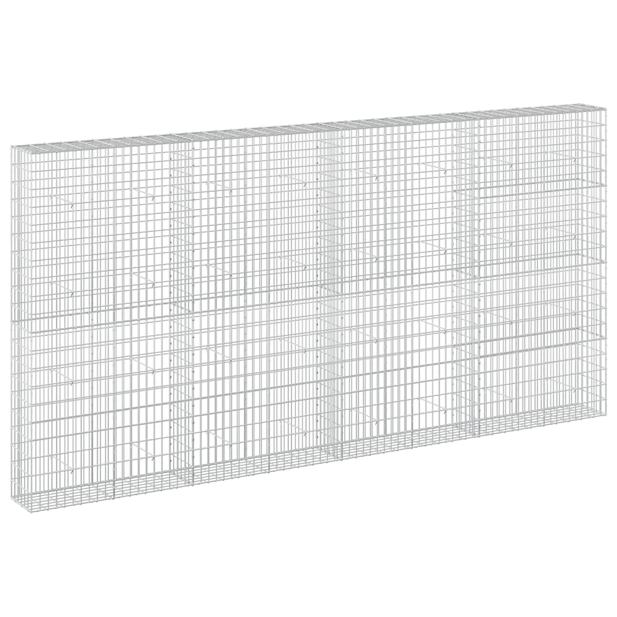 vidaXL Gabion avec Fil de 3,5 mm et Maille de 5x10 cm 400x30x200 cm