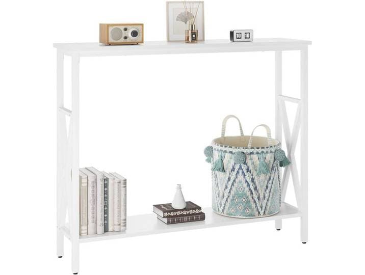 Table Console Console Meuble Petite Table de Présentation Table d'Entrée Bout de Canapé Table d'Appoint pour Couloir Entrée Salon