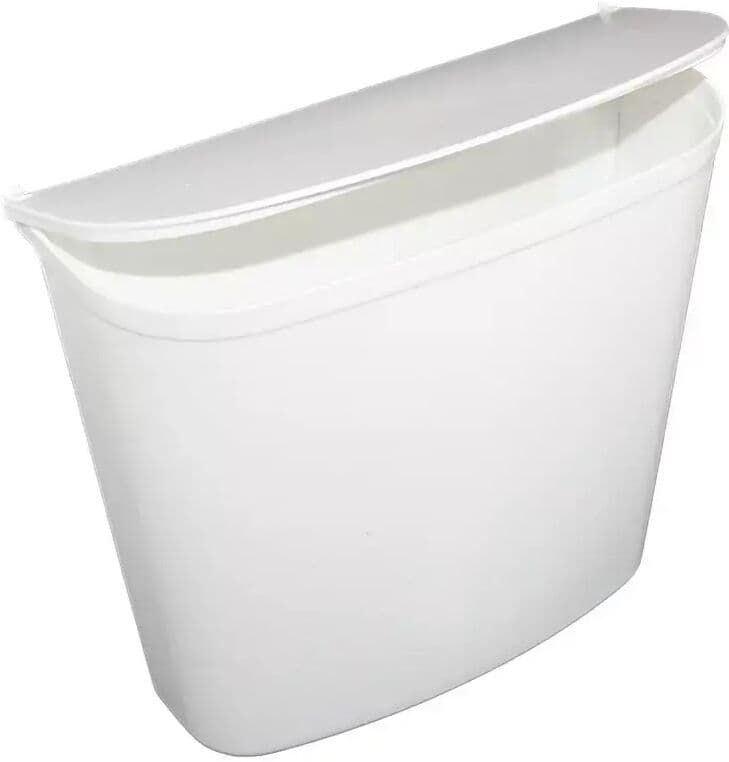 BRUNNER Søppelkasse Lucca 4,5l M/veggfeste 27x25x14cm