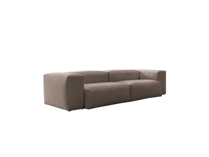 Kawola Sofa Celeste Taupe Cord, Kunststoff, Füllung: Schaumstoff, 302x72x114 cm, Wohnzimmer, Sofas & Couches, Sofas
