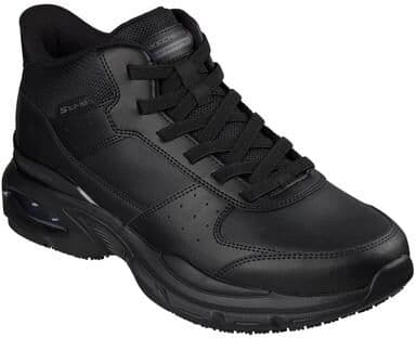Skechers Work Skech-Air Ventura Sr 200463 (Men's) in Black, Size 9 M, Leather/Memory Foam/Rubber